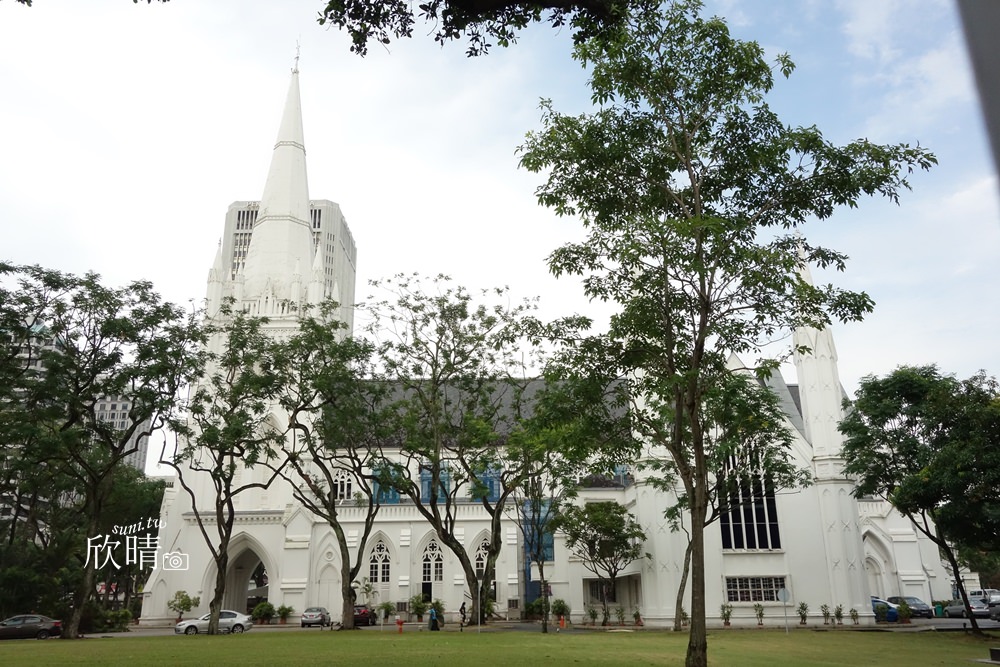 新加坡景點 | 聖安德烈教堂。夢幻白色教堂政府大廈地鐵站