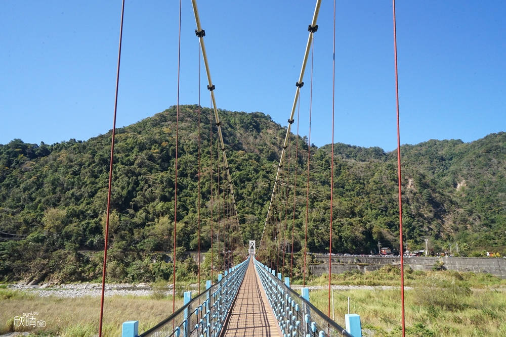 台中谷關景點｜白鷺吊橋。台中最長吊橋
