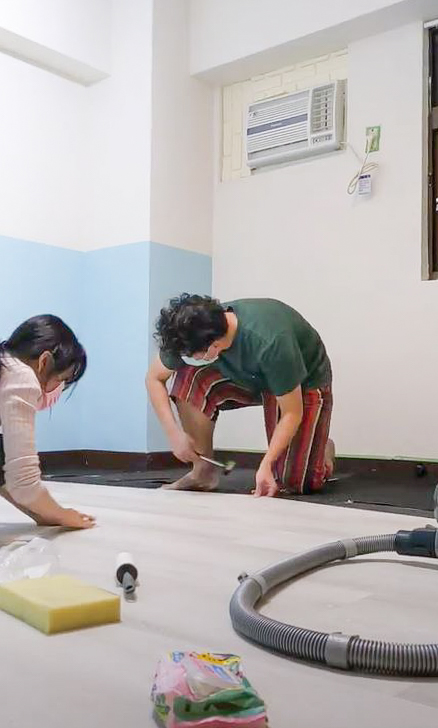 自己刷油漆DIY、卡扣式地板DIY｜油漆施工步驟程序、免膠地板！三天省下10萬居家裝潢