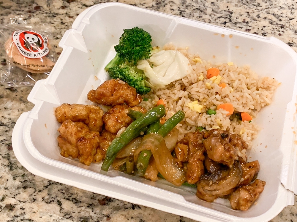 美國中式餐廳｜Panda express。推薦吃Orange chicken、Broccoli Beef(菜單menu價錢)