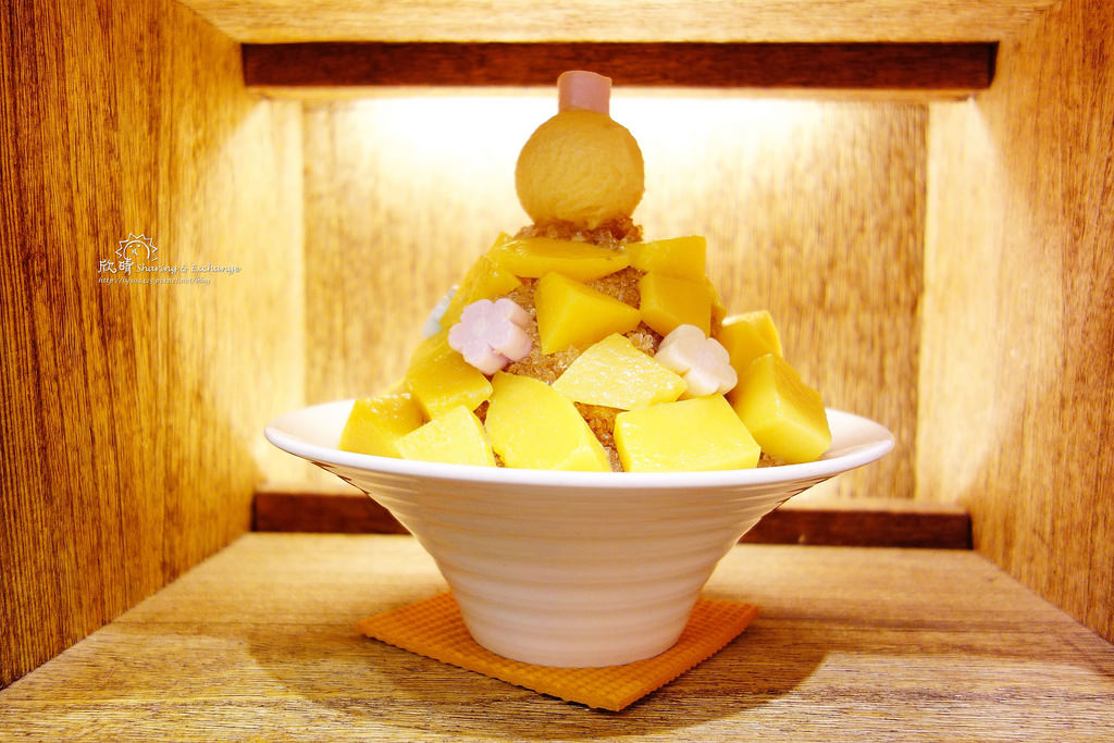 |大安區甜點|芒果恰恰冰館(忠孝店)、台灣愛文芒果、不加任何一滴水的綿綿冰