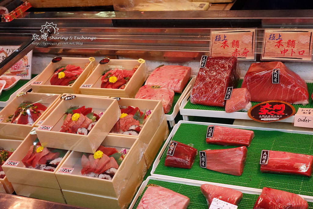 |東京美食|築地市場、築地鮮魚、築地市場地圖交通 ~ 鯨の登美粋、玉子燒