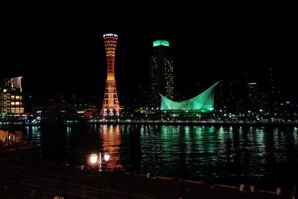 |神戶景點|神戶港夜景+超級美麗