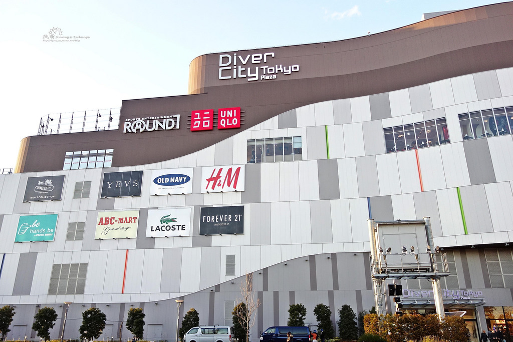 |東京購物|台場AQUA City、Diver City+搭乘百合海鷗號來血拚囉! 交通方式、百貨公司介紹