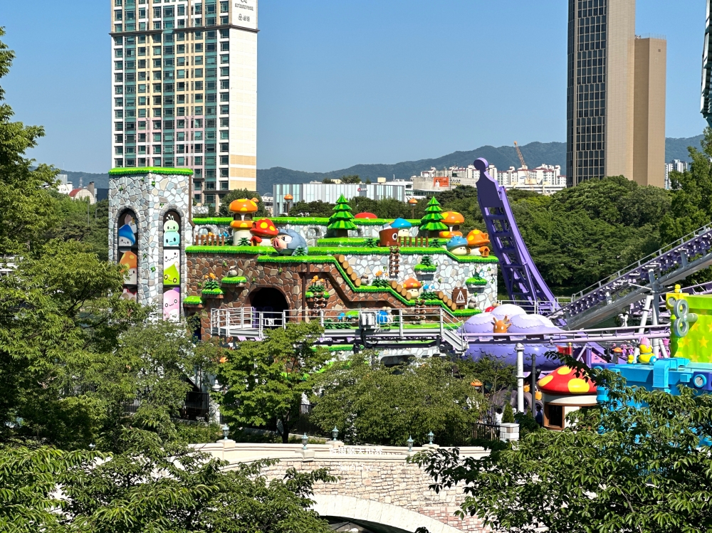 首爾樂天世界魔法島全景