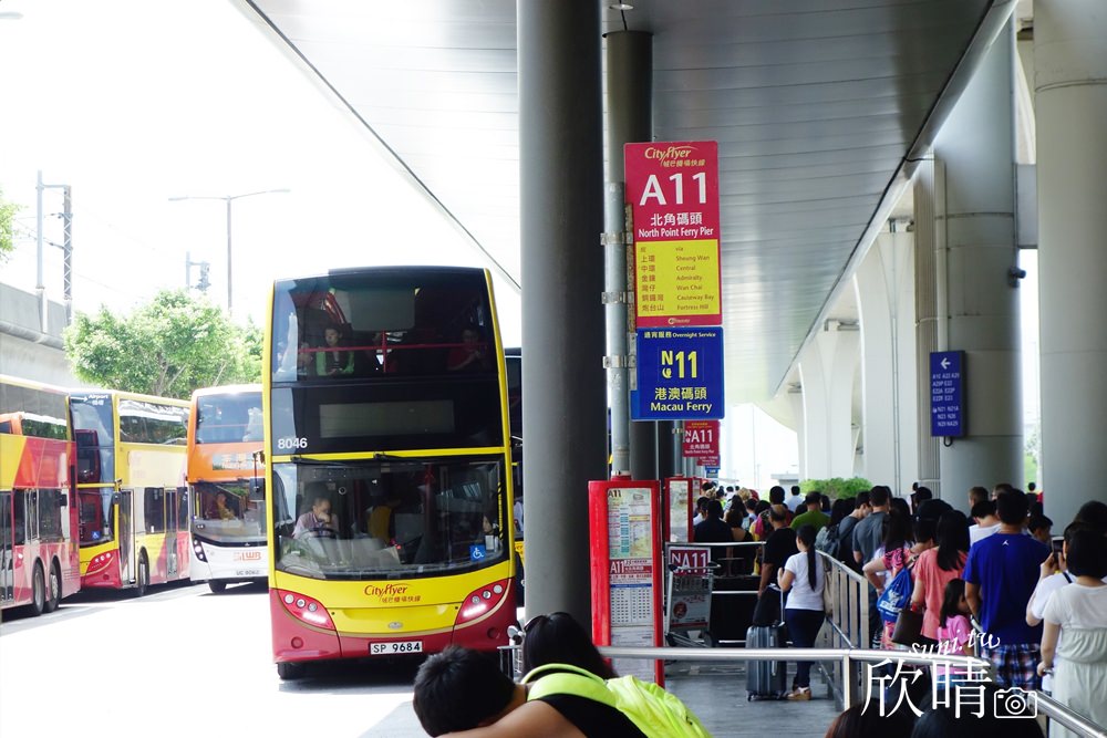 香港機場到市區交通 | 搭客運巴士到飯店。直達又便宜