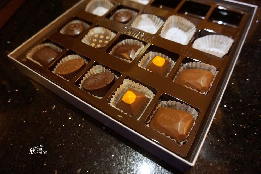 比利時巧克力 | Neuhaus紐豪斯。珠寶裡盒彩色片裝巧克力
