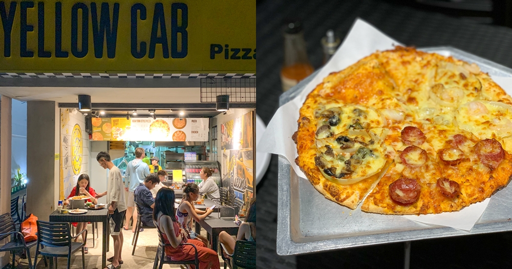 長灘島美食｜Yellow cab pizza~紐約式大披薩！四種口味一次滿足(菜單menu價錢)