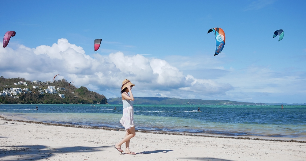 長灘島景點推薦｜布拉波海灘(bulabog beach)~少人的東邊海岸與美麗的七彩風箏衝浪 @欣晴。美食旅遊生活分享