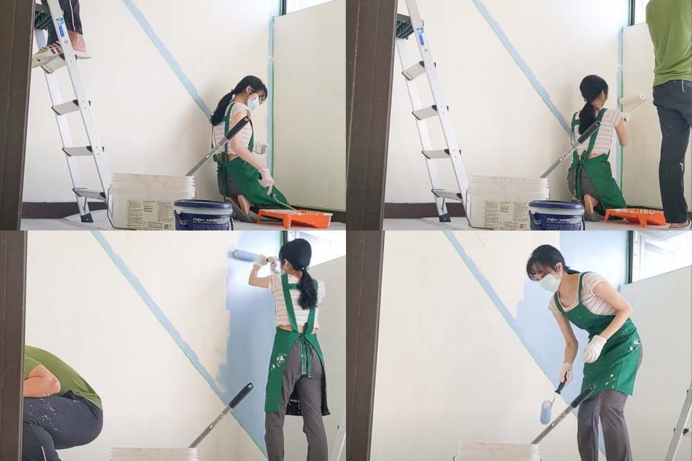 自己刷油漆DIY、卡扣式地板DIY｜油漆施工步驟程序、免膠地板！三天省下10萬居家裝潢