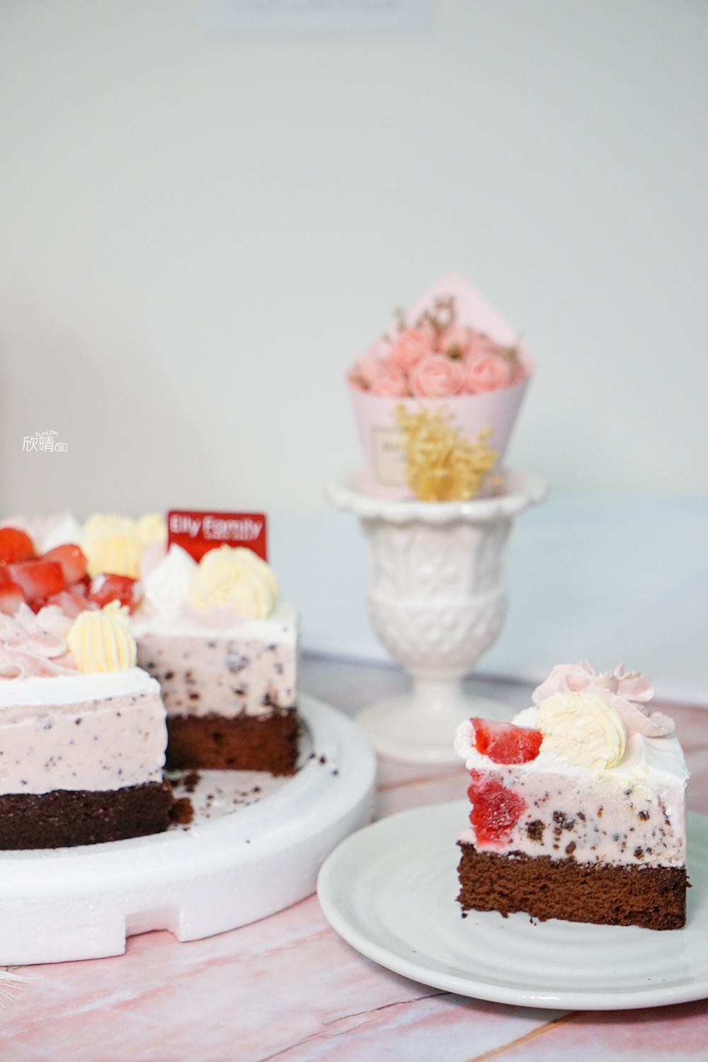 新竹生日蛋糕推薦｜艾立蛋糕。森林系絕美栗子蛋糕、必吃草莓優格冰淇淋蛋糕
