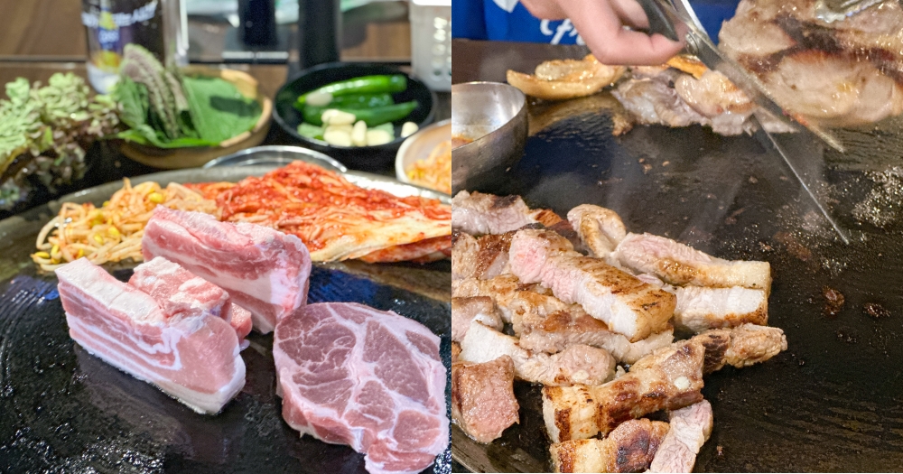 東豆川鍋蓋五花肉｜首爾江南美食推薦。CP值超高烤五花肉 @欣晴。美食旅遊生活分享