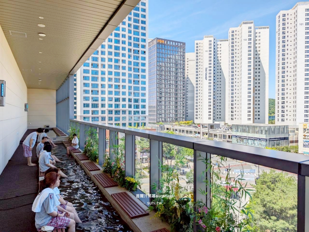 首爾AQUAFIELD高陽족욕탕露台足浴俯瞰高陽市景戶外