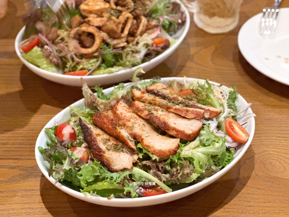 新竹The BBQ House公園店爐烤松阪豬胡麻沙拉
