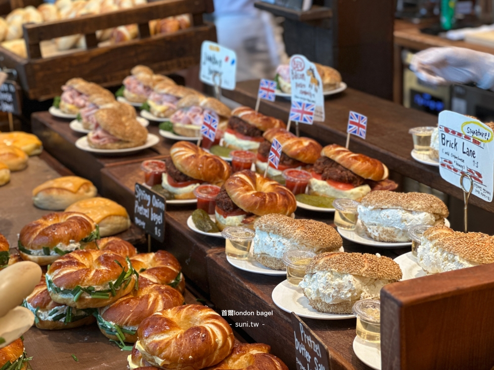 London Bagel Museum런던베이글뮤지엄三明治Brick Lane Spring Onion
