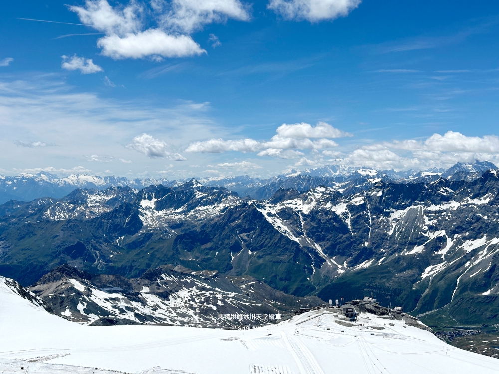 Matterhorn Glacier Paradise戶外展望台阿爾卑斯山全景