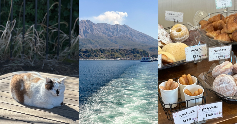 鹿兒島景點推薦｜櫻島一日遊。活火山景點！開車上船、展望台美景、免費足湯與必吃麵包全攻略 @欣晴。美食旅遊生活分享