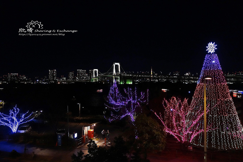 |東京景點|採購後看夜景+VenusFort維納斯城堡+聖誕節氣氛~參觀體驗車子的Mega Web+台場地圖 @欣晴。美食旅遊生活分享