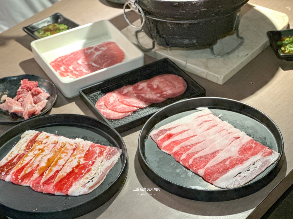 三重燒肉吃到飽｜名炙炭火燒肉。捷運三和國中站燒肉吃到飽，牛舌干貝海鮮一次滿足(菜單價位)