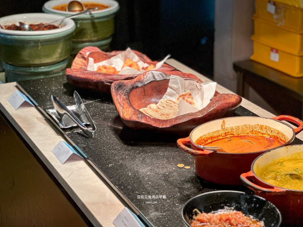 亞庇艾美酒店早餐Latest Recipe｜自助早餐多國料理、印度咖喱與現烤麵包超豐富！
