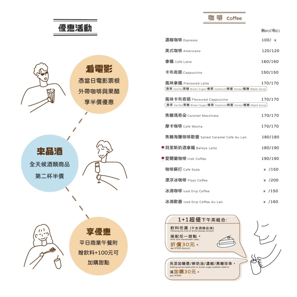 光點咖啡時光 | 華山藝文特區內的咖啡廳。近善導寺光華商場(含菜單Menu價位)