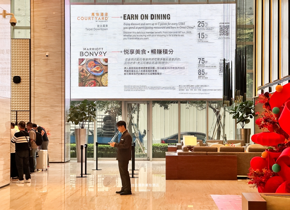 台北國泰萬怡酒店｜行政客房看101市景。行政酒廊HH、MJ Kichen自助餐早餐