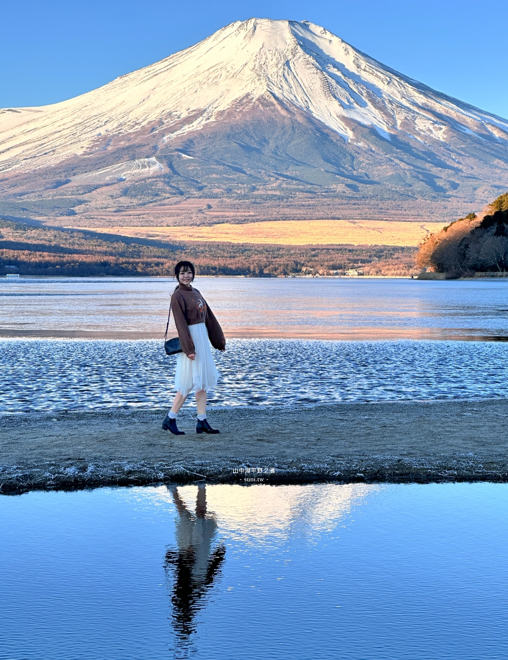山中湖景點推薦|平野之濱夢幻夕燒富士山~富士山倒影 山中湖景點推薦|平野之濱夢幻夕燒富士山~富士山倒影