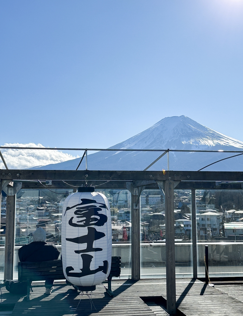 河口湖景點推薦｜新倉山淺間公園。富士山與五重塔~冬天會有櫻花美景