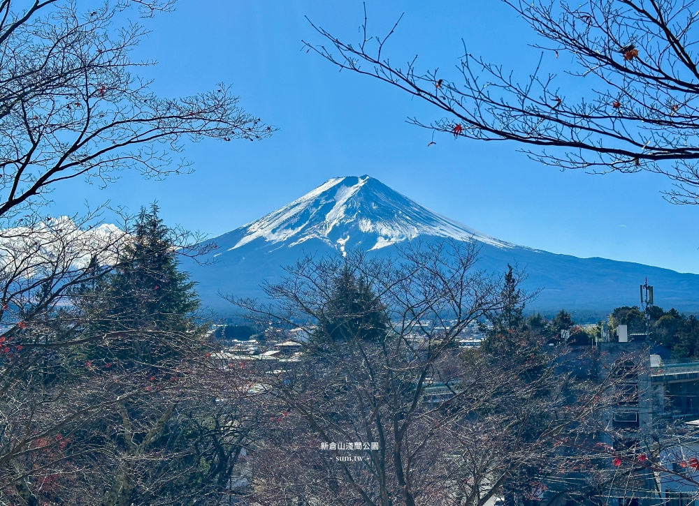 河口湖景點推薦|新倉山淺間公園。富士山與五重塔~冬天會有櫻花美景 河口湖景點推薦|新倉山淺間公園。富士山與五重塔~冬天會有櫻花美景