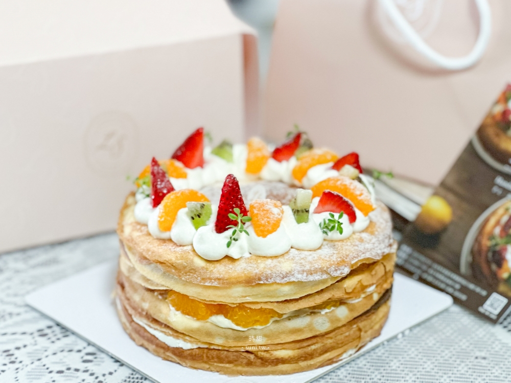 新竹千層蛋糕｜時甜L’idée Sweet。16千層法式水果蛋糕(菜單Menu價位)