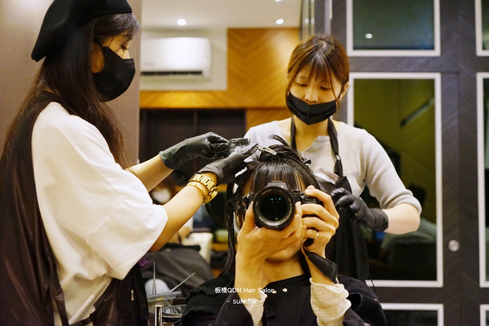 板橋燙髮推薦｜QDN Hair✂️2026高層次髮型。修飾臉型中短髮~看起來有髮量卻不厚重