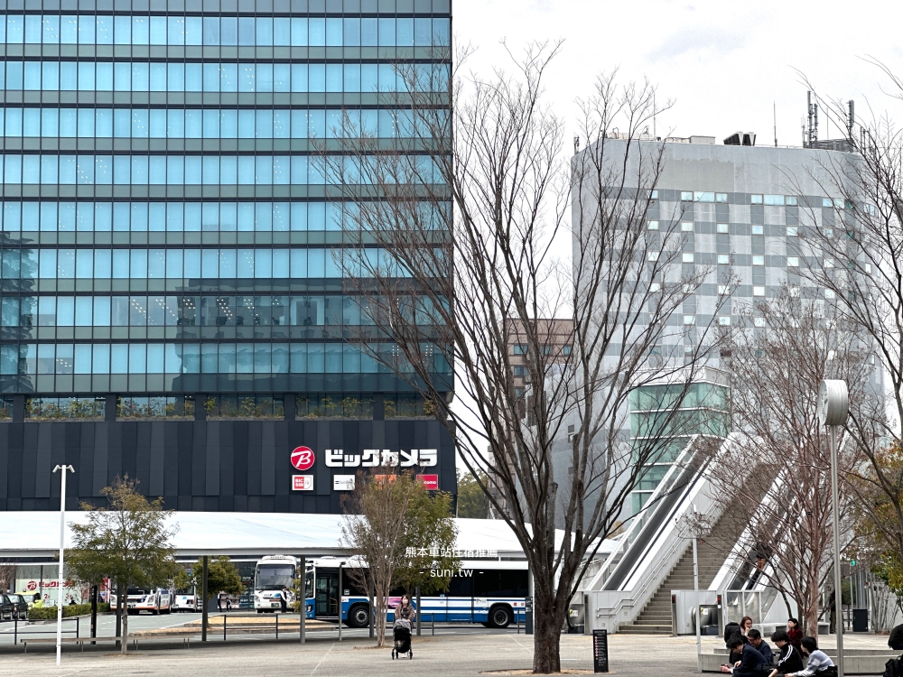 熊本住宿推薦｜ONE STATION HOTEL KUMAMOTO。交通便利～旁邊就是AMU PLAZA