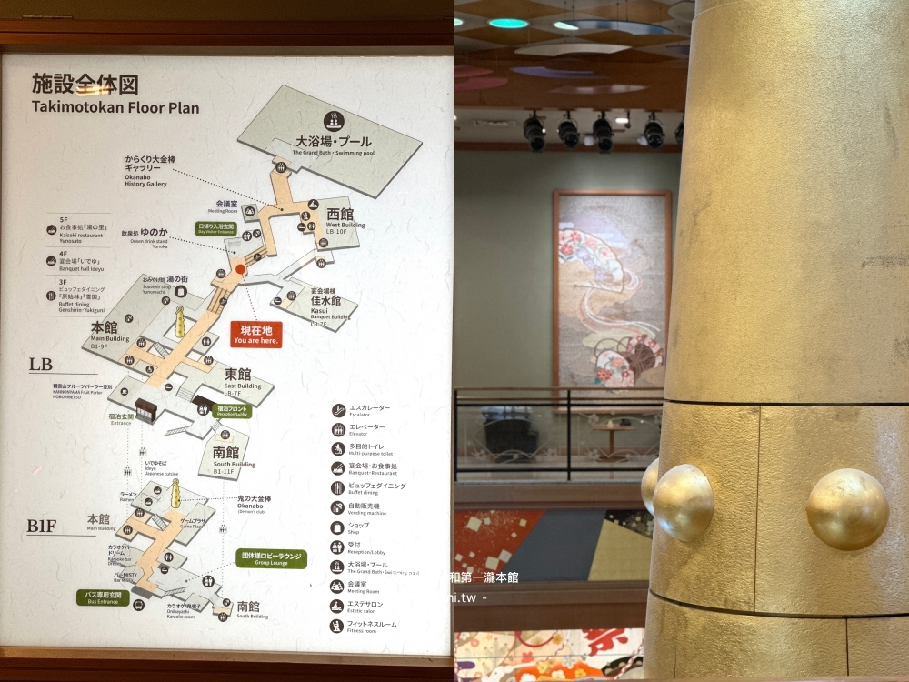 北海道泡溫泉逛地獄谷｜第一瀧本館日歸溫泉攻略。一次泡遍5種登別溫泉～滑雪後超適合