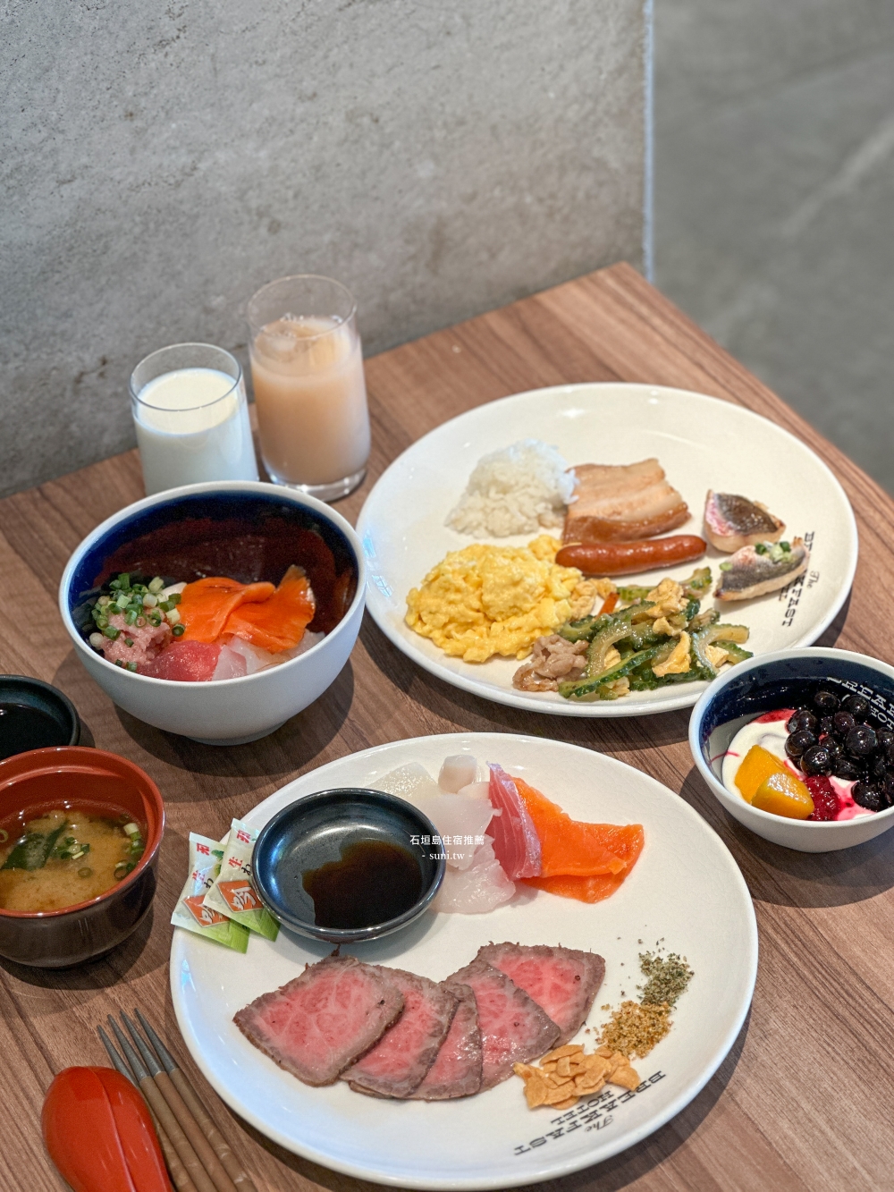 石垣島住宿推薦｜The Breakfast Hotel Porto。獨立洗衣機~泡盛喝到飽！早餐必吃A5等級石垣牛