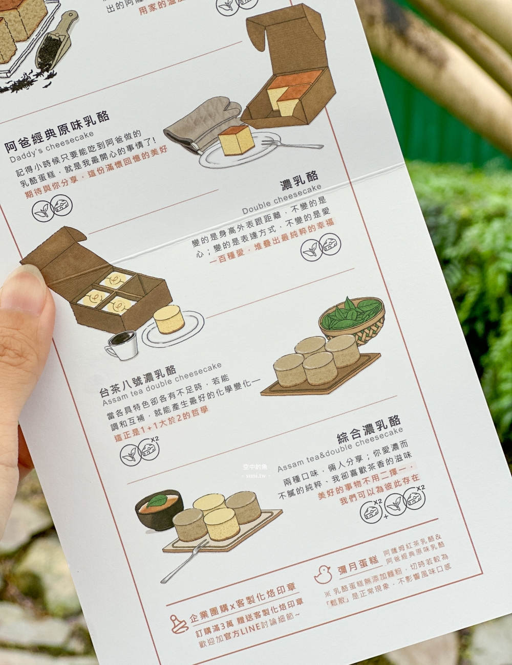 南投伴手禮推薦｜空中的魚。不添加麵粉~靠雞蛋和乳脂肪製成的純粹乳酪蛋糕