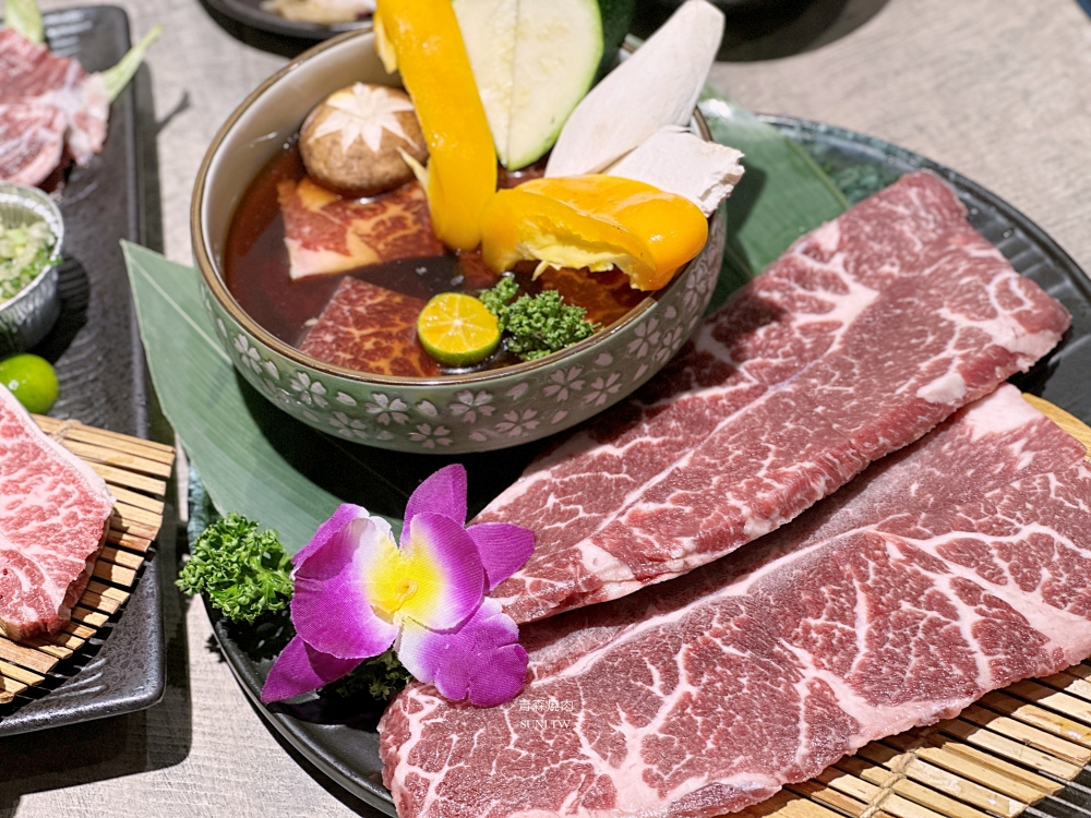 竹北燒肉推薦｜青森燒肉~高級日本A5和牛套餐~前菜沙拉肉品海鮮蔬菜超過10道吃飽飽(菜單menu)