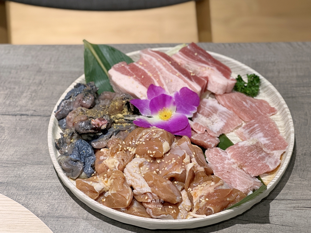 竹北燒肉推薦｜青森燒肉~高級日本A5和牛套餐~前菜沙拉肉品海鮮蔬菜超過10道吃飽飽(菜單menu)