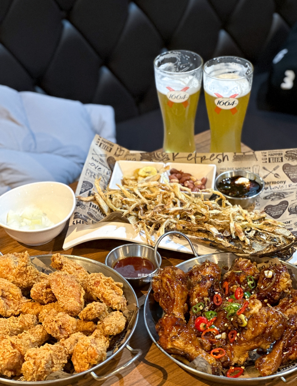 韓國必吃炸雞店｜BHC Chicken。東方風味炸雞Matcho King好吃~可以升級全部都是棒棒腿