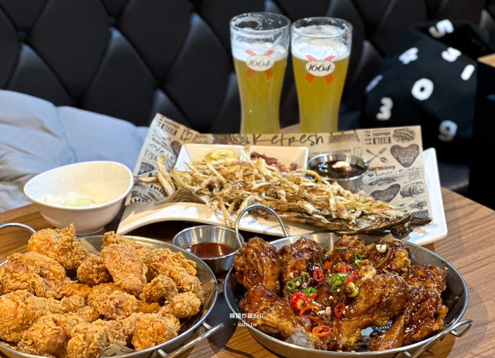 韓國必吃炸雞店｜BHC Chicken。東方風味炸雞Matcho King好吃~可以升級全部都是棒棒腿